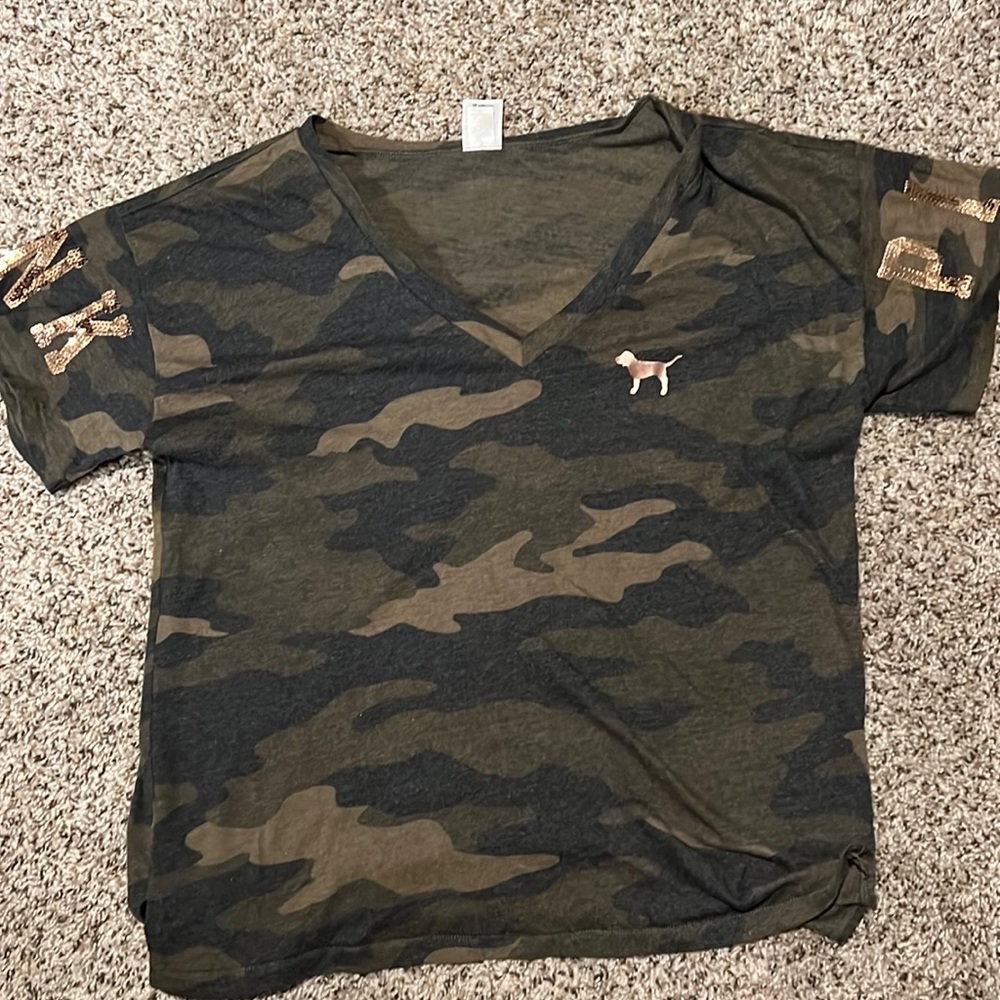 Bling Victoria secret pink cameo t shirt